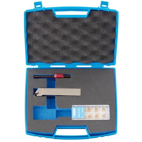 Utensile per esterno 93° FERVI KITSDJCR16 con inserti DCMT070204N per tornio (1/3)