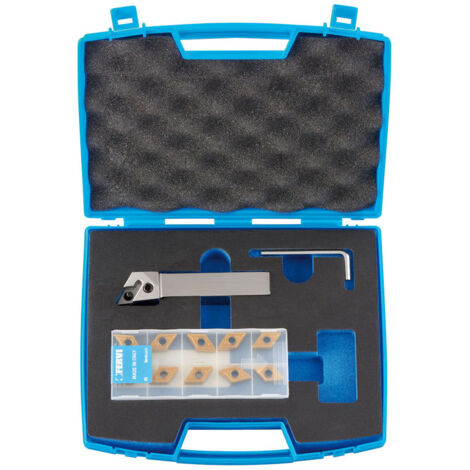 Utensile per esterno 93° FERVI KITPDJNR20 con inserti DNMG150608N per tornio (1/3)