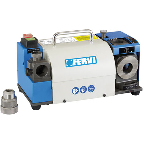 Affilatrice per punte elicoidali FERVI A003/13A con pinze ER - affilatura 3 ÷ 13 mm - 120 W