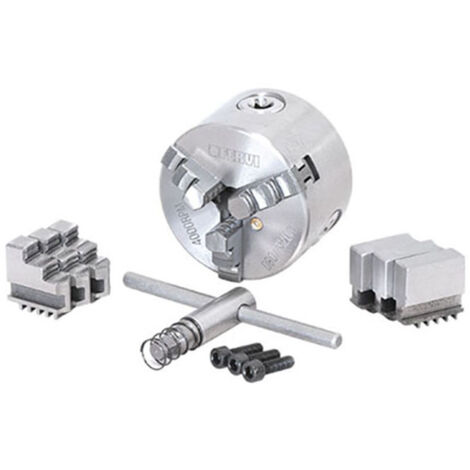 Fervi M075A/080 Mandrino di precisione autocentrante 3+3+3 griffe per tornio (1/3)