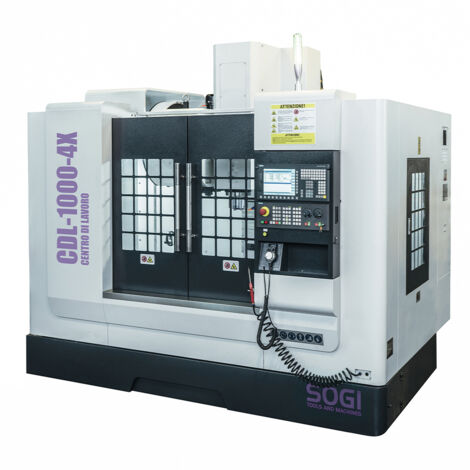 Centro di lavoro CNC SOGI CDL-1000-4X - 4 assi - SIEMENS SINUMERIK 828D - BT 40 - ATC a tamburo (1/5)
