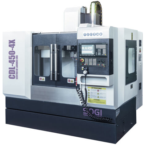 Centro di lavoro CNC SOGI CDL-450-4X - 4 assi - SIEMENS SINUMERIK 828D - mandrino BT 40 - tavola Ø125 mm (1/5)