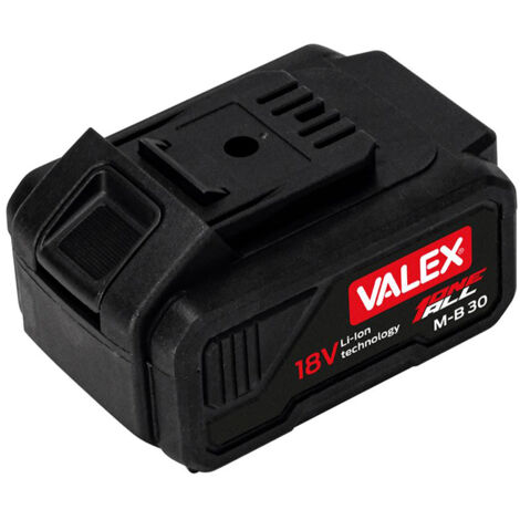 Batteria ricambio m-b 30 18v 3ah valex litio 18v trapano avvitatore multi one