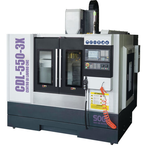 Centro di lavoro CNC SOGI CDL-550-3X - 3 assi - SIEMENS SINUMERIK 808D ADVANCED - mandrino BT 40