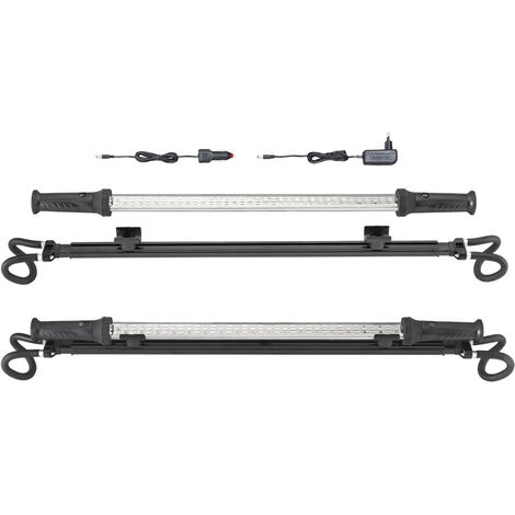 Lampada a led per cofano motore FERVI 0840 ricaricabile magnetica con ganci estensibili (1/5)