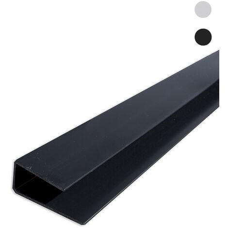 Profilo c per pannello portautensili SOGI PAN-1200 in nero o grigio, ColoreNero