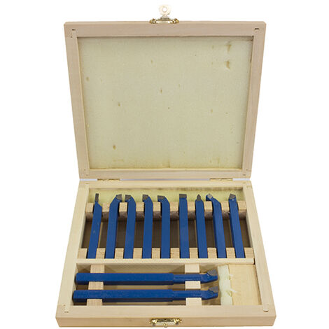 Set Utensili Tornio SOGI UPL-09 - 9 Pezzi Con Inserti In Metallo Duro, Stelo 12mm - Foto 8