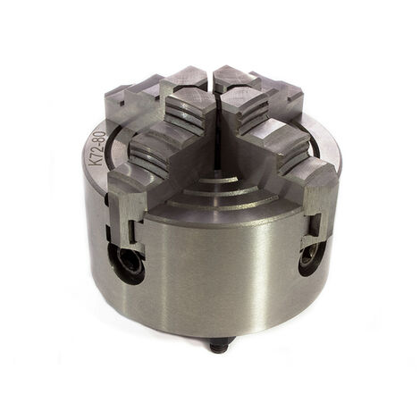Mandrino 4 griffe indipendenti diam 80mm tornio SOGI M1-150-250-350