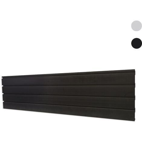 Pannello portautensili SOGI PAN-1200 - parete porta attrezzi in nero o grigio, ColoreNero