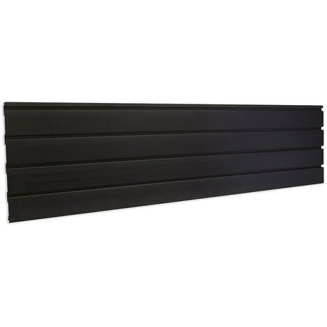 Pannello portautensili SOGI PAN-1200 - parete porta attrezzi in nero o grigio, ColoreNero