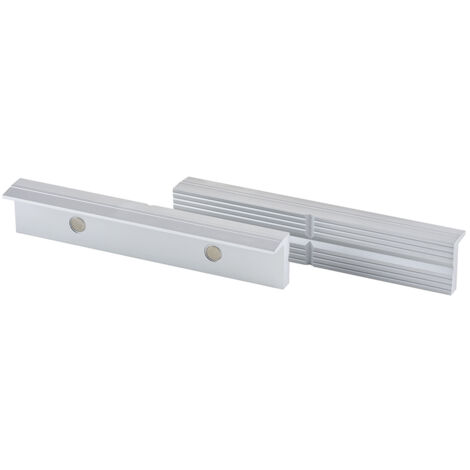 Coppia ganasce magnetiche in alluminio per morse 100 mm Fervi 0042/100