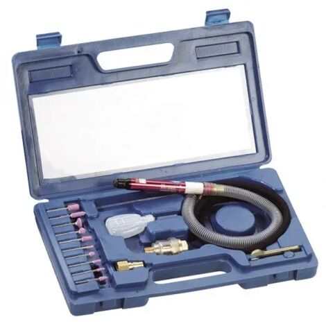MICROSMERIGLIATRICE FLESSIBILE PNEUMATICA CON KIT DI MOLE FERVI 0641