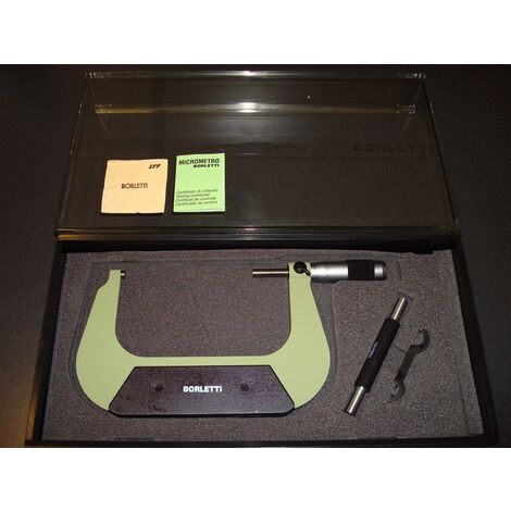 Micrometro centesimale per esterni BORLETTI MELN/5W lettura 100 ÷ 125 mm