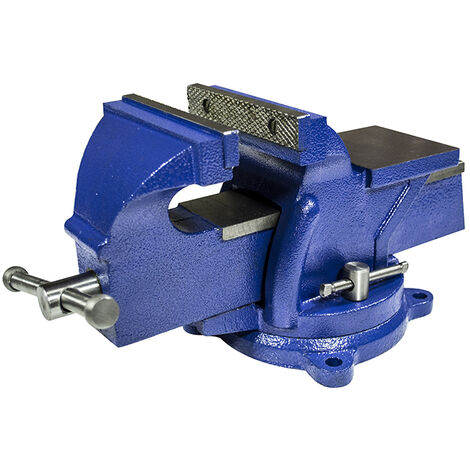 Morsa da banco SOGI MB-125 con base girevole in ghisa e acciaio - ganascia 125 mm - apertura 170 mm, Larghezza ganascia  125 mm