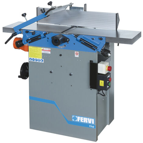 Pialla a filo e spessore combinata per legno 1500 w 230v Fervi 0749