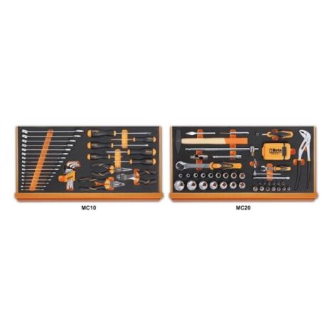 Assortimento di 108 utensili BETA 5927VU/M in termoformato morbido