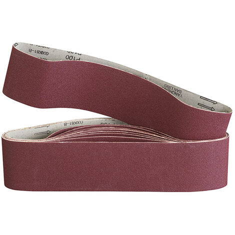 Nastro Abrasivo Fervi NT1219/152 - Ossido Alluminio Grana 100 - 1219x152 Mm