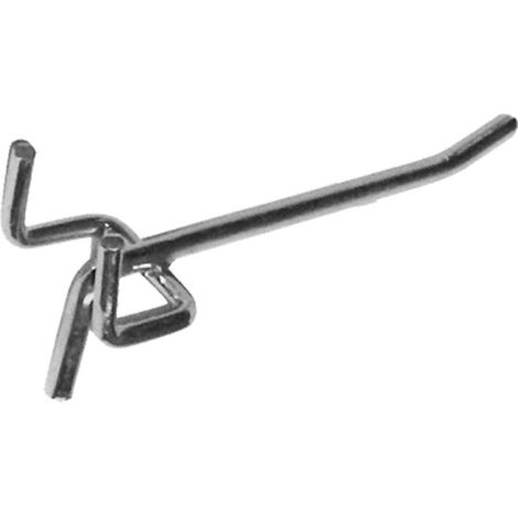 Serie 10 ganci 155 mm per pannelli porta attrezzi Fervi g130