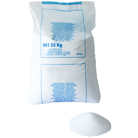 Bicarbonato di sodio sacco 25Kg di abrasivo per sabbiatrice grana 300-500