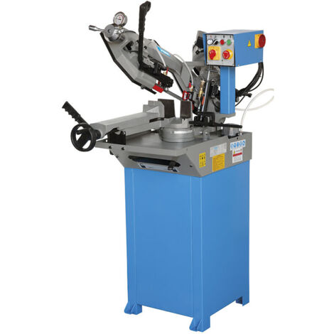 Segatrice a nastro per ferro FERVI 0692/400V con discesa manuale e idraulica