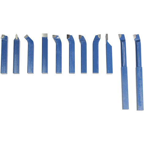Utensile utensili brasati per tornio troncatore Set 11 pz stelo da 16 mm  SOGI UBR-16