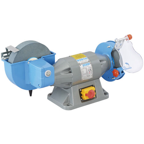 Smerigliatrice combinata da banco FERVI 0377 - 230 V 50 Hz 0.52 kW - GR80