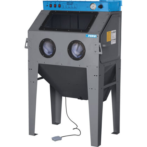 Sabbiatrice cabinata FERVI 0878 con aspiratore professionale