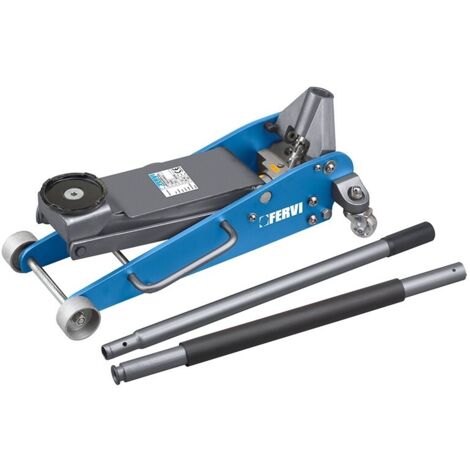 Fervi C039/25 Cric carrellato in acciaio ed alluminio 2,5 ton