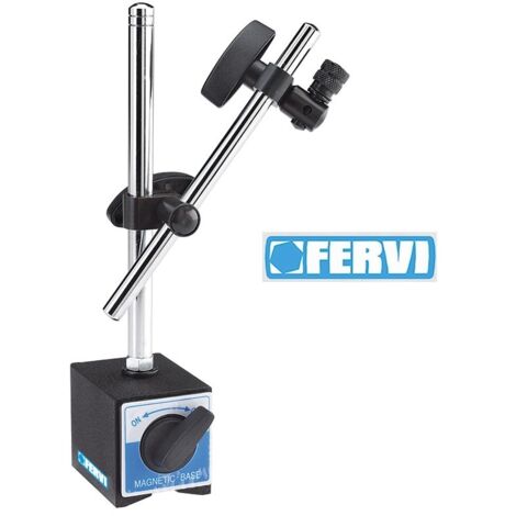 Supporto magnetico porta comparatore con regolazione micrometrica Fervi s054