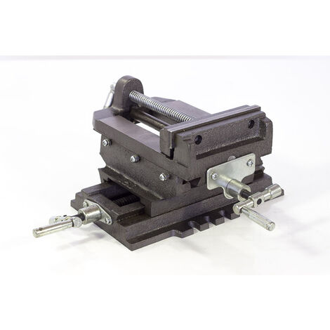 MORSA A CROCE REGOLABILE SOGI PER TRAPANO A COLONNA 125 mm FRESA FRESATRICE