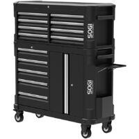 KIT Cassettiera + carrello portautensili SOGI X6 - 8+5 cassetti - 1 vano 2 ripiani - 4 ruote e maniglie per il trasporto