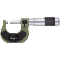 Micrometro Centesimale Borletti Per Esterni - Campo 50-75 Mm, Precisione DIN 863, Contatti In Metallo Duro