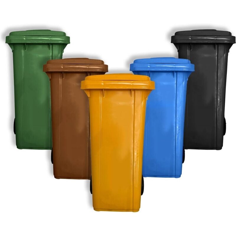 Bolsa de basura reciclaje color marron 85x105 para comunidades