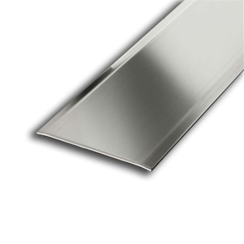 JARDIN202 - Perfil de Aluminio Blanco - Tubo rectangular - x3 unds - 2'10m