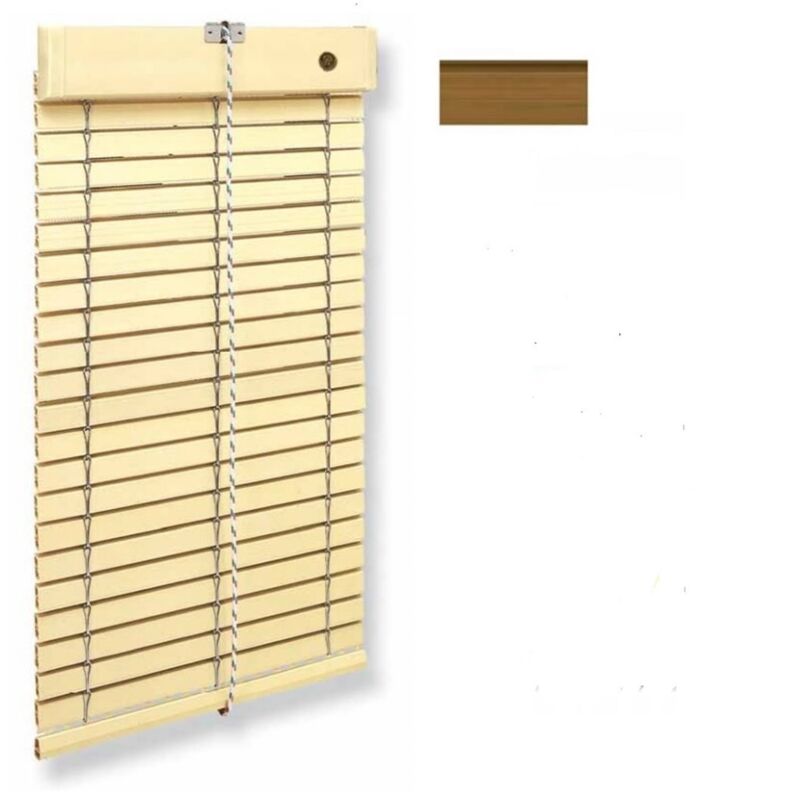 JARDIN202 - Persiana PVC Nogal  77 x 125 cm -
