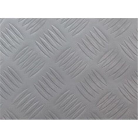 main image of "Suelo Vinilico PVC Checker Gris - 2x25 metros"