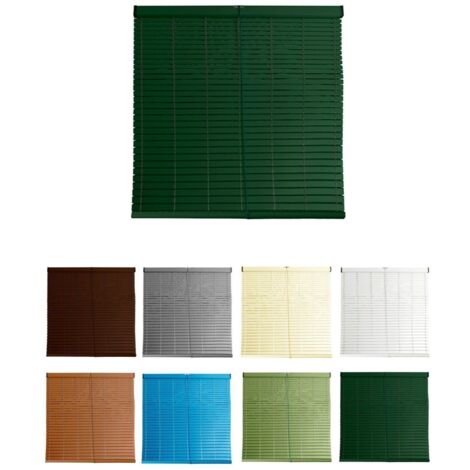 JARDIN202 - Persiana de PVC Alicantina con Polea Metálica  Persiana Enrollable  Estor Enrollable para Ventanas, Puertas, Salón y Cocina  75 x 240 cm (Verde Andaluz)