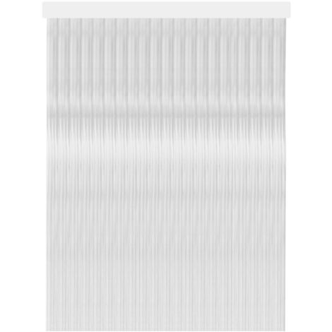 JARDIN202 - Cortinas de Exterior Impermeables – Cortinas Antimoscas para Terrazas y Porche 80 x 240 cm (Diana - Cristal)