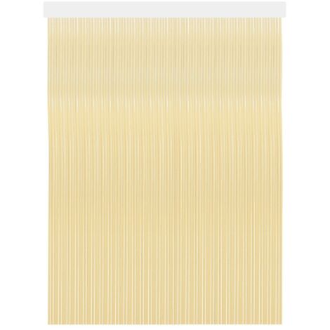 JARDIN202 - Cortinas de Exterior Impermeables – Cortinas Antimoscas para Terrazas y Porche 140 x 240 cm (Karla - Beige) (1/5)