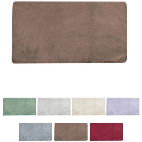 JARDIN202 - Alfombra Interior de Pelo Corto Antideslizante - Estera 100% Poliéster para Salón, Dormitorio y Sala de Estar  60x90 cm (Marrón)