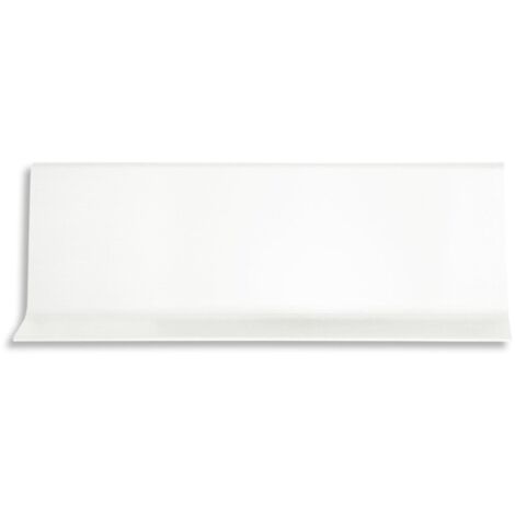JARDIN202 - Rodapie Aluminio Labio Inferior X5 UNDS Seleccione color y medida 150mm alt. 3m larg. (Blanco)