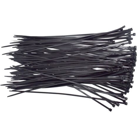 Bolsa de 100 UDS BRIDAS NYLoN 4,8X250MM Color negro