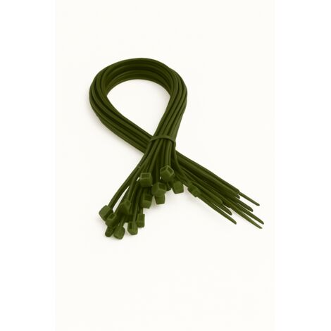Bolsa de 100 UDS BRIDAS NYLoN 3,6X200MM Color verde