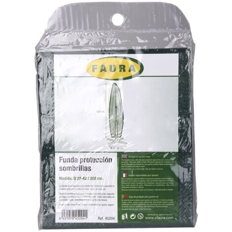 Funda para protección de sombrillas