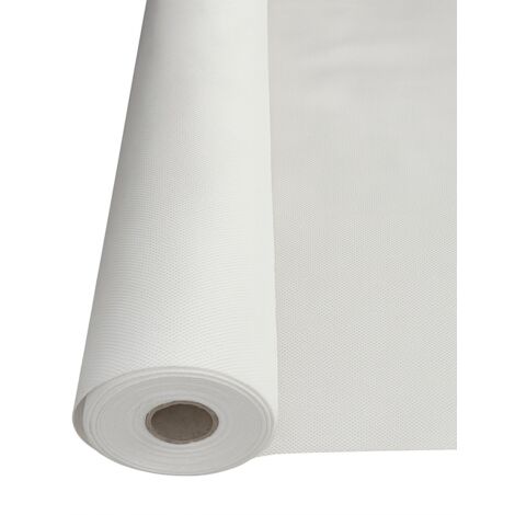 JARDIN202 - Malla Geotextil Antihierbas 105 gr Blanca Eco-Resistente - Protección UV para Jardín y Huerto  4x50 m (200m2) -