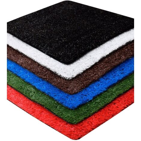 JARDIN202 - Césped Artificial ColorPlus 10mm - Rollos  Alta Densidad  Césped para Eventos y Decoración  2 x 1 Metros : 2 m2 (Negro)