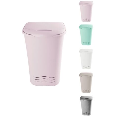 JARDIN202 - Cesto Ropa Sucia con Asas – Pongotodo para Colada 70 Litros  70 litros (Rosa)