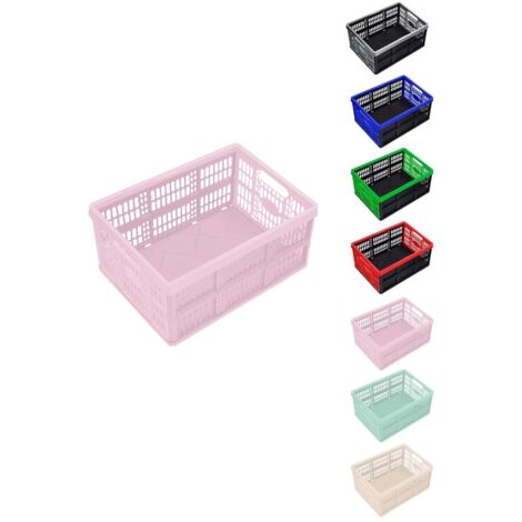 Caja Plegable de 32 Litros para Almacenamiento  Resistente y Compacta  Ideal para Organización en Hogar y Oficina  48x35cm (1/5)