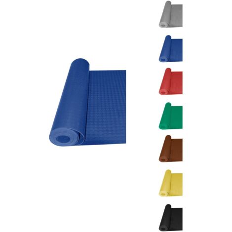JARDIN202 - Suelo de caucho círculos 3mm  Pavimento de círculos  Alta Resistencia Industrial  Talleres y Garajes  COLORFULL  Rollo: 1x1 metros (Azul)