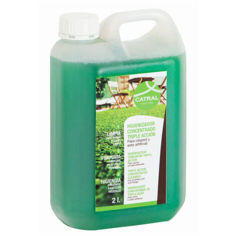 Catral - Catral - Higienizador Concentrado Triple Acción 2L - Ambientador Césped Artificial y Seto Artificial 2L () 2L 2L -